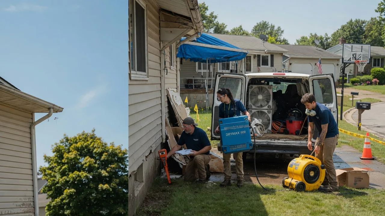 Ceiling Leak Cleanup in Stevensville, PA near me