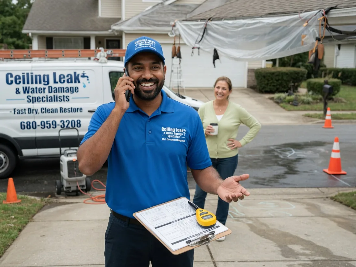 Ceiling Leak Cleanup Stevensville, PA FAQs